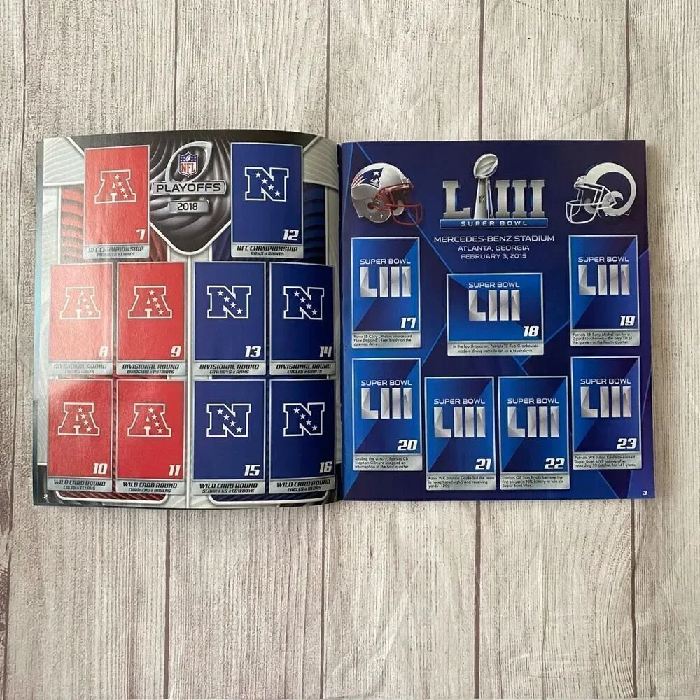 NFL 2019 sticker album book brand new